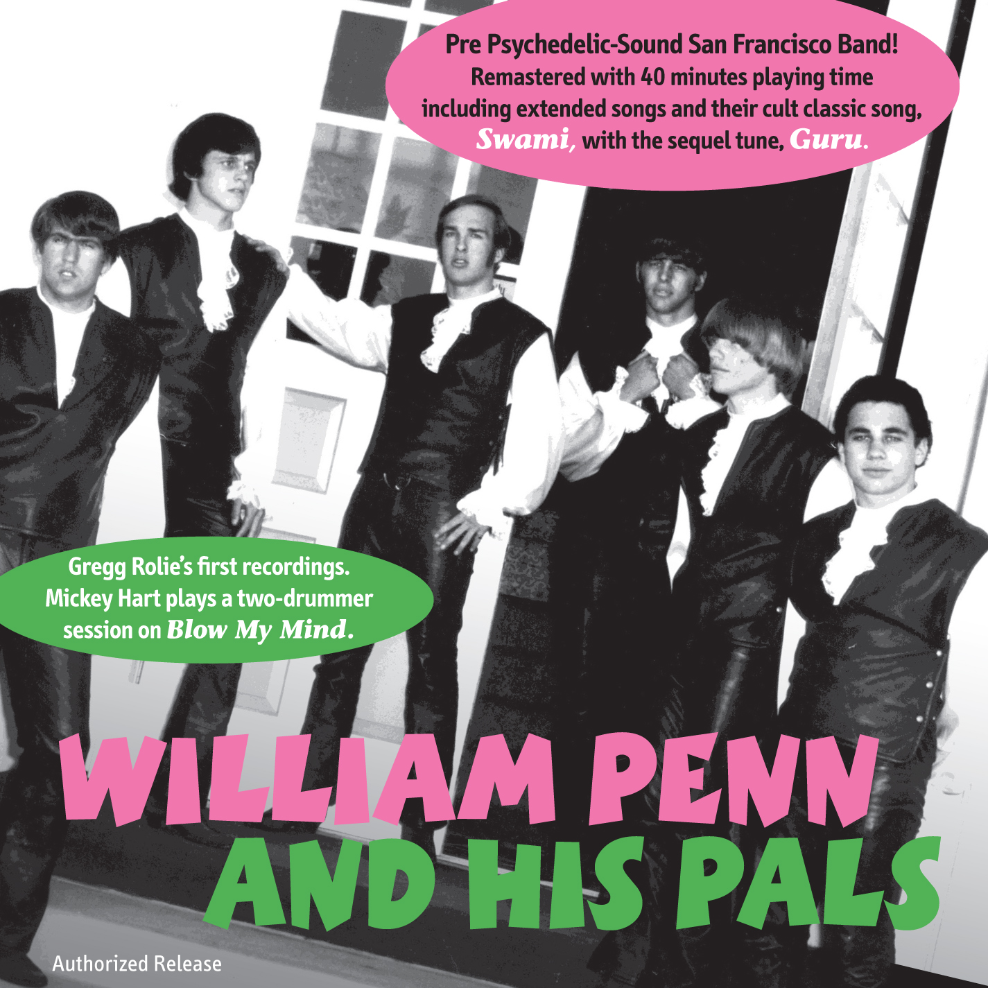 William Penn And His Pals, william penn fyve, new CD, Swami, Blow My MIND